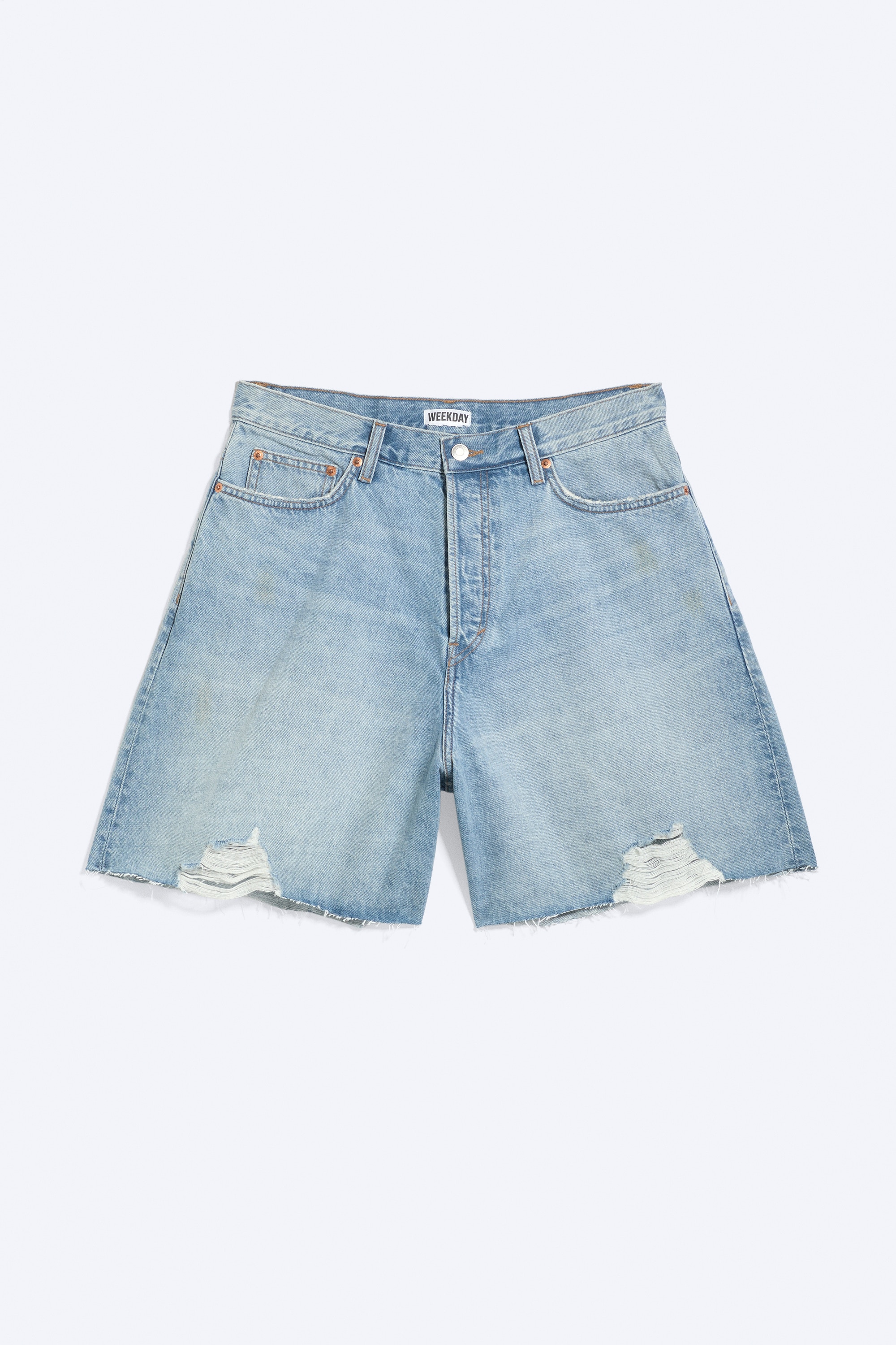 Dżinsowe szorty Ash Loose - Kimberly Worn - Medium Blue