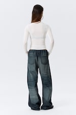 White - Slim Long-Sleeved Henley Top - 2