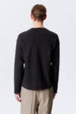 Black - Great Boxy Long Sleeve T-shirt - 2