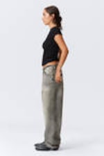 Canyon Grey - Medium Grey - Galaxy Loose Straight Leg Jeans - 11
