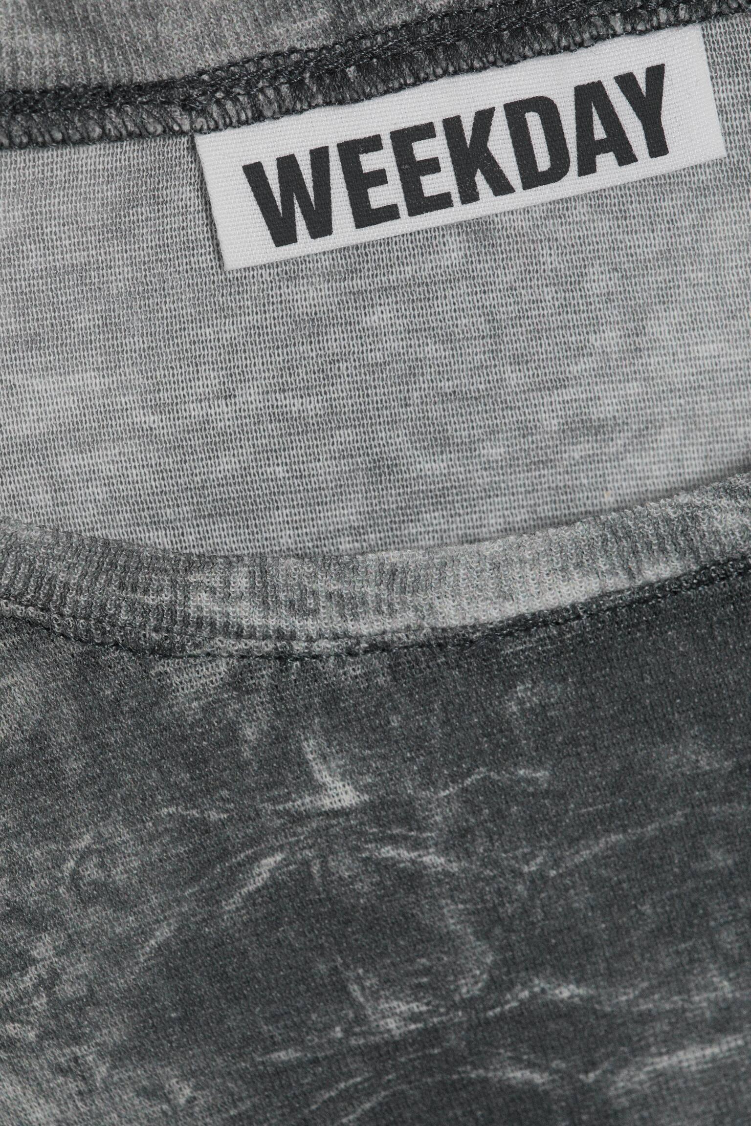 Top z długim rękawem Slim Fit - Czarny - Nadruk krokodyla - 5