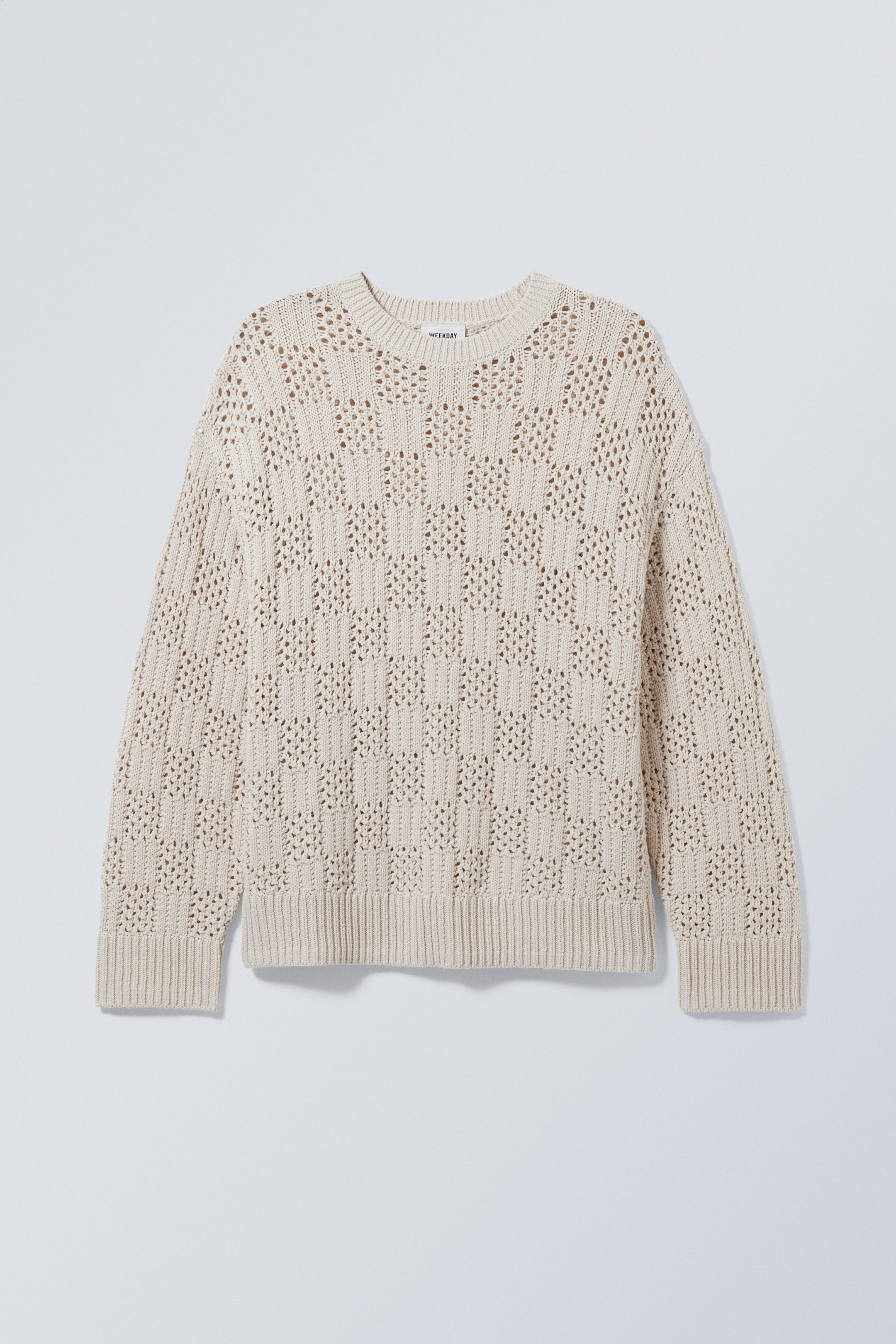 Beige - Cypher Oversized Sweatshirt - 0