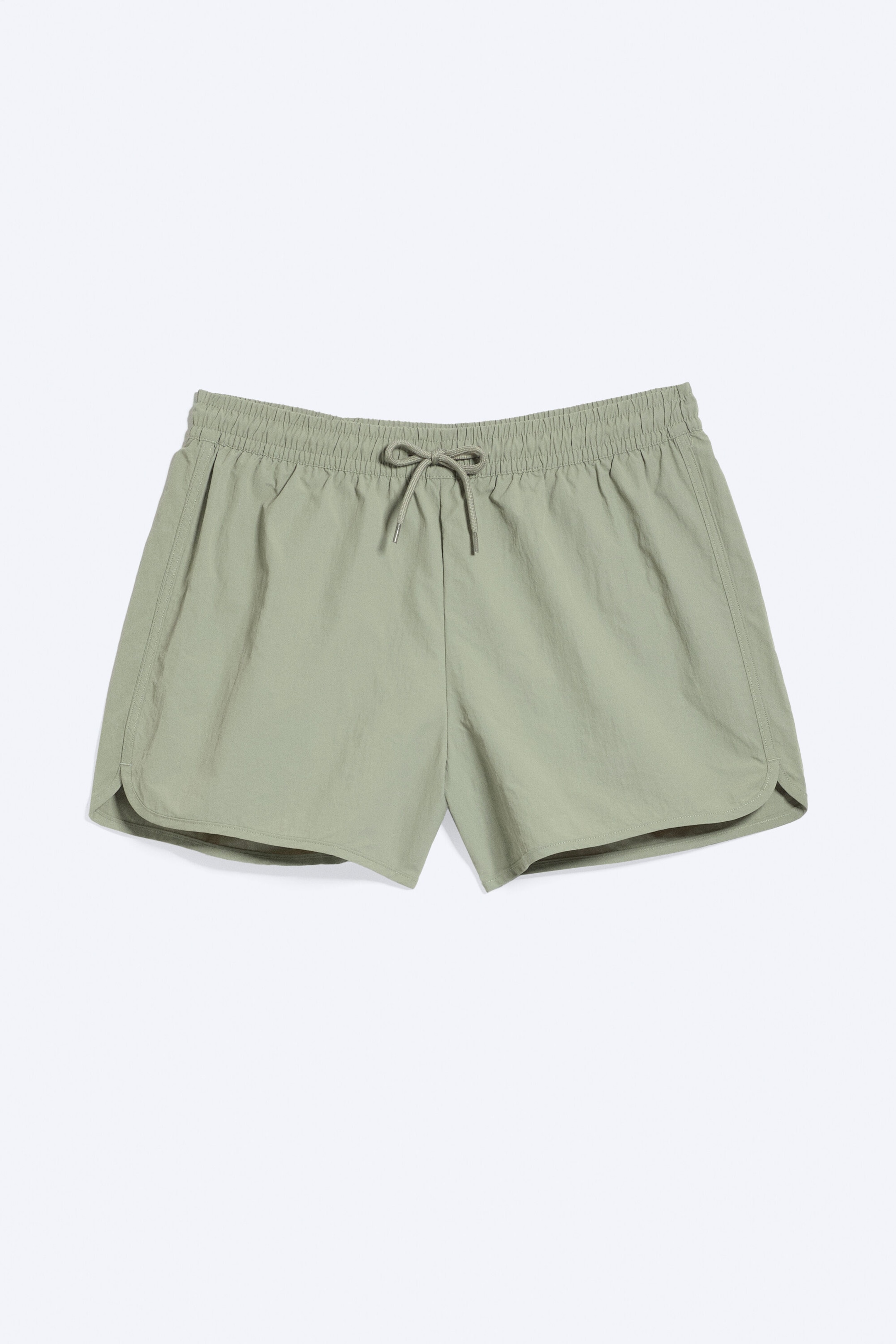 Licht vaal kakigroen - Tan structuur zwembroek - 3