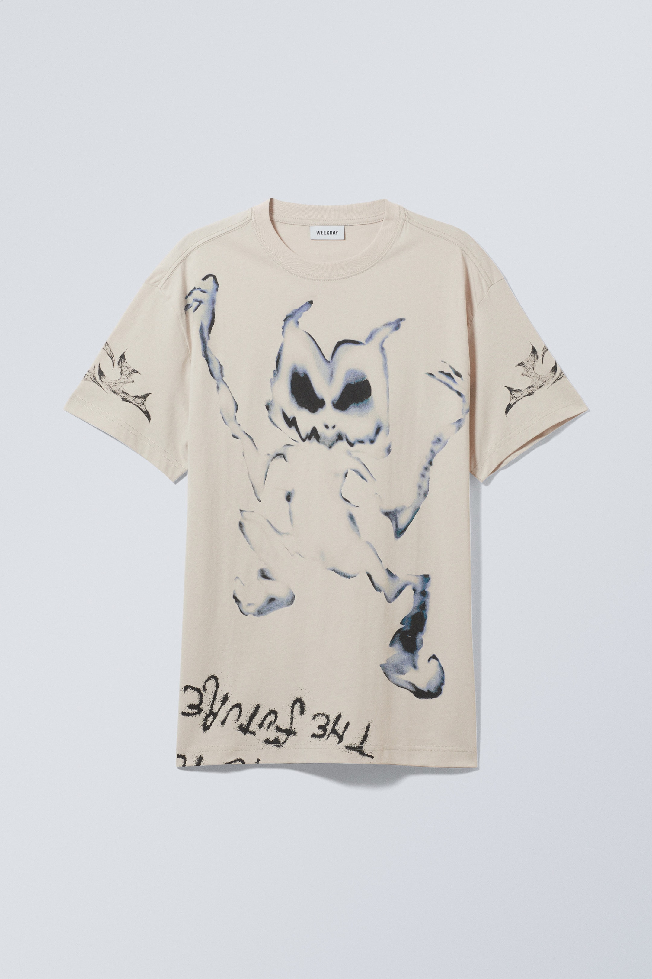 Dancing Monster - Oversized-T-Shirt mit Grafikprint - 0