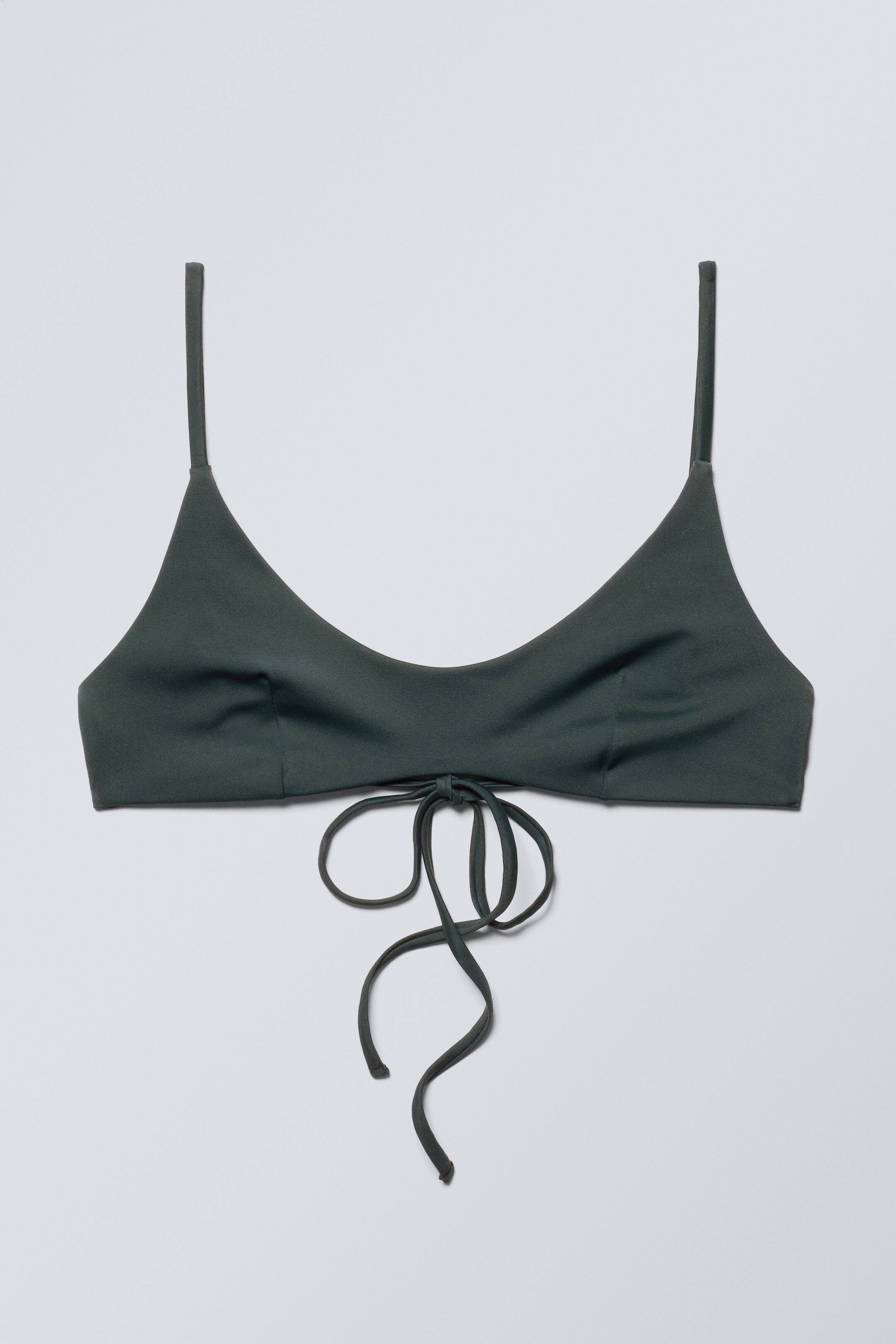 Größeres Bild ansehen: Träger-Bikinioberteil - Dunkelgrün - Ladies | H&M DE 1