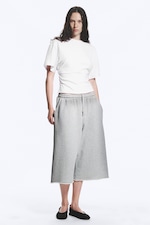 Hvit - DRAPED FITTED T-SHIRT - 0