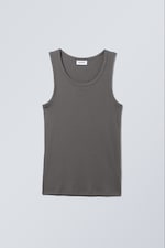 Mörkgrå - Standard tanktop - 0