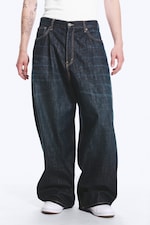Bounty Blue - Dunkelblau - VOID LOW WAIST LOOSE BAGGY JEANS - 1