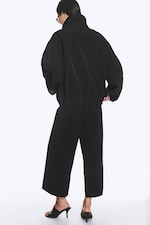 Noir - Veste nylon oversize - 4