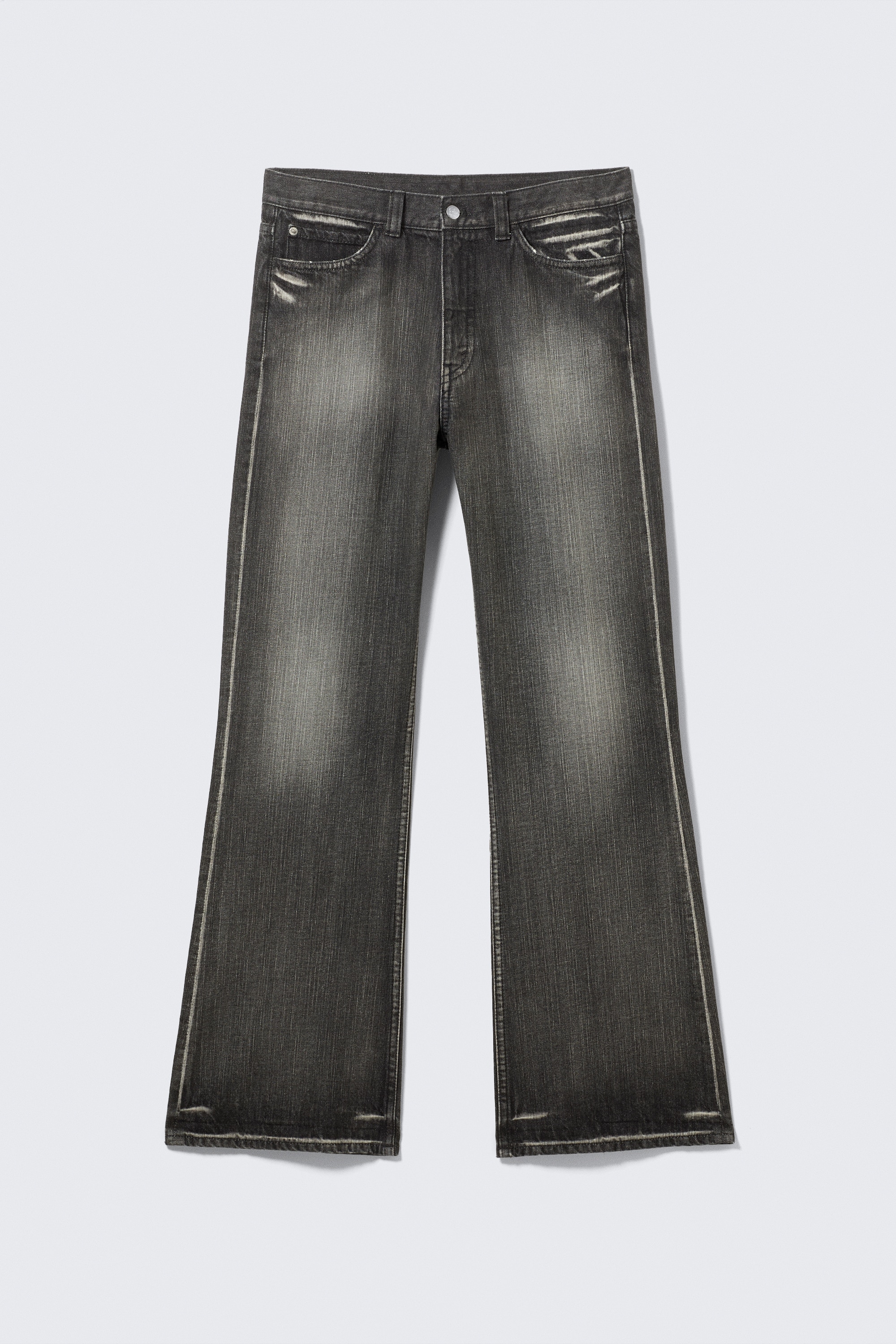 Dżinsy Boo Bootleg Low Rise Regular Bootcut - Black Moon - Washed Black/Blue Rinse - Ciemnoniebieski