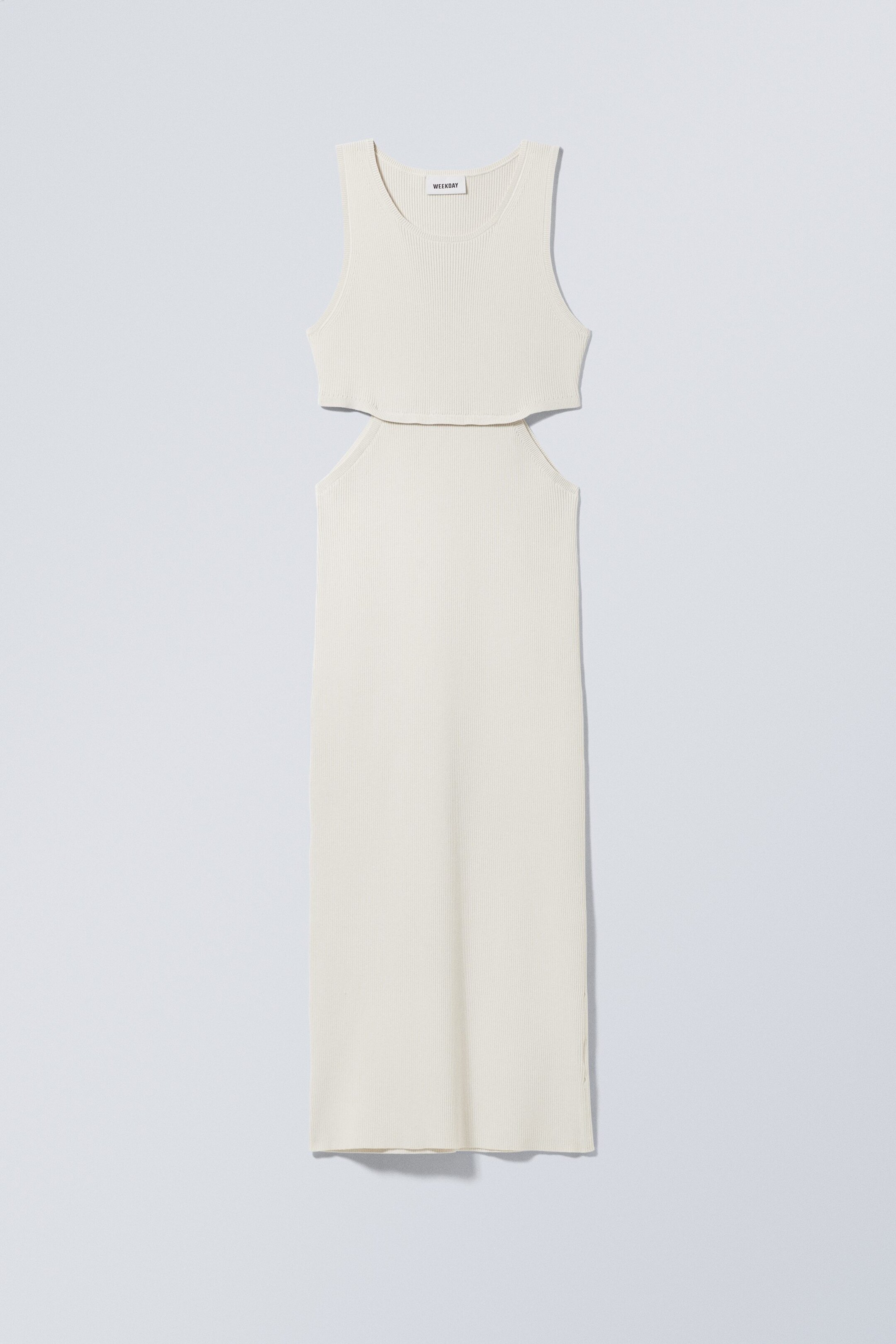 Cremeweiß - Strickkleid Space - 0
