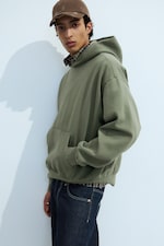 Washed Green - Loose Fit Hoodie - 0
