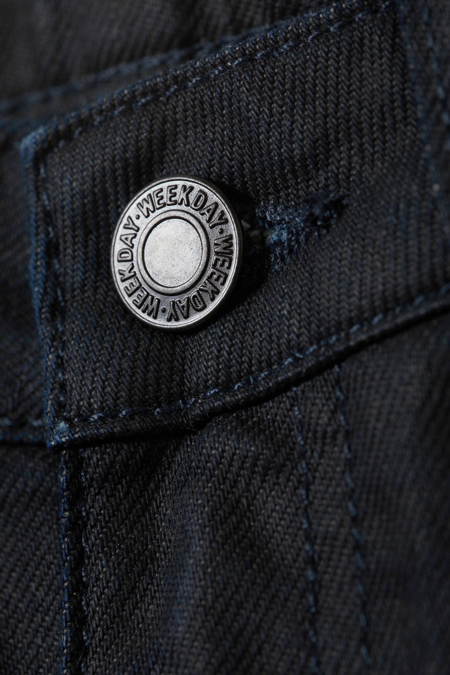 Laika Coated Mid Rise Straight Leg Jeans - Indigo Coating - Dark Blue - 5