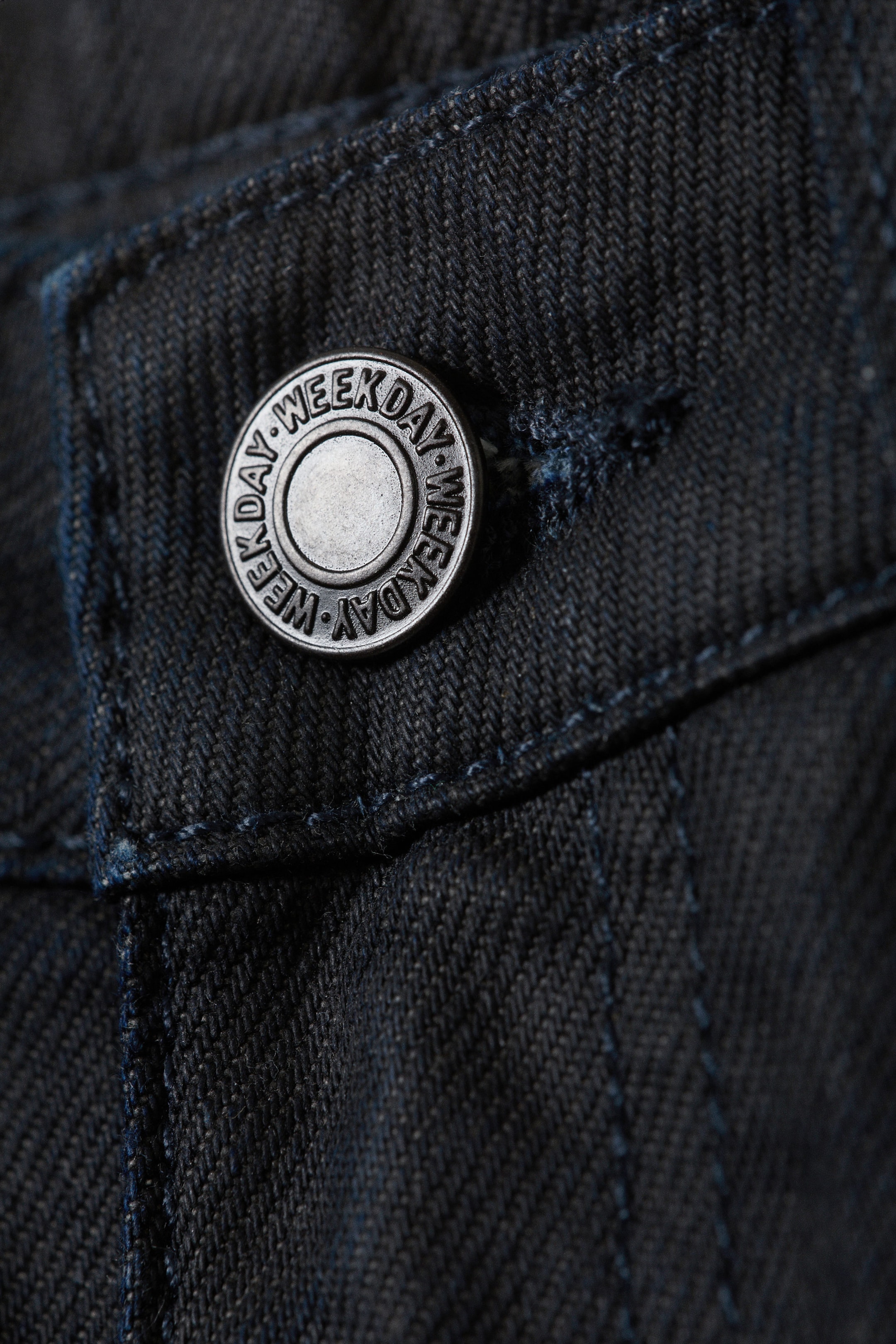 Indigo Coating - Mörkblå - Laika Coated Mid Waist Straight Leg Jeans - 6