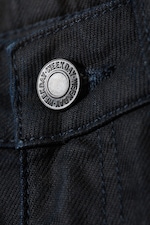 Indigo Coating - Mörkblå - Laika Coated Mid Waist Straight Leg Jeans - 6