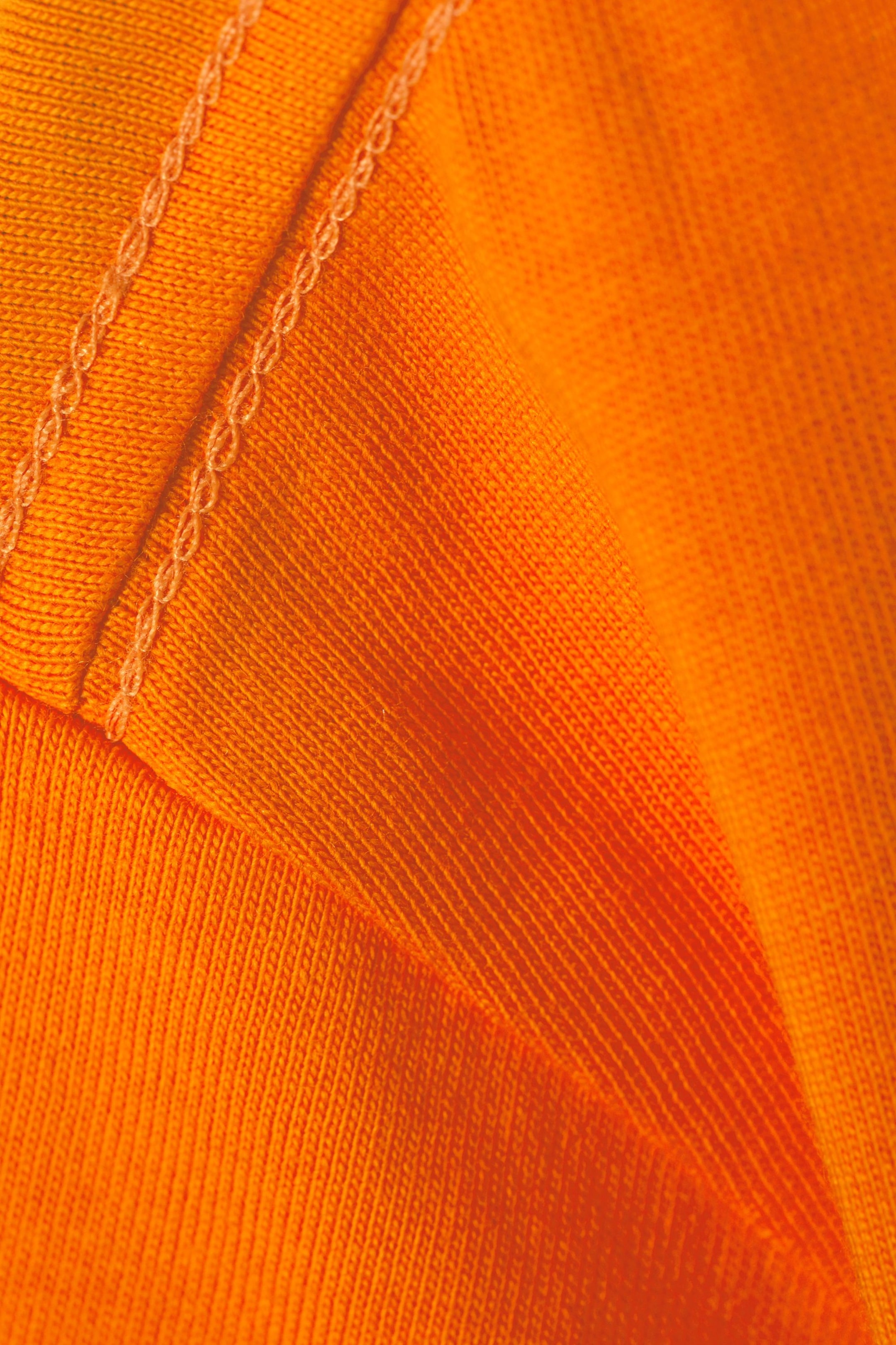Orange - Relaxed Midweight T-shirt - 1