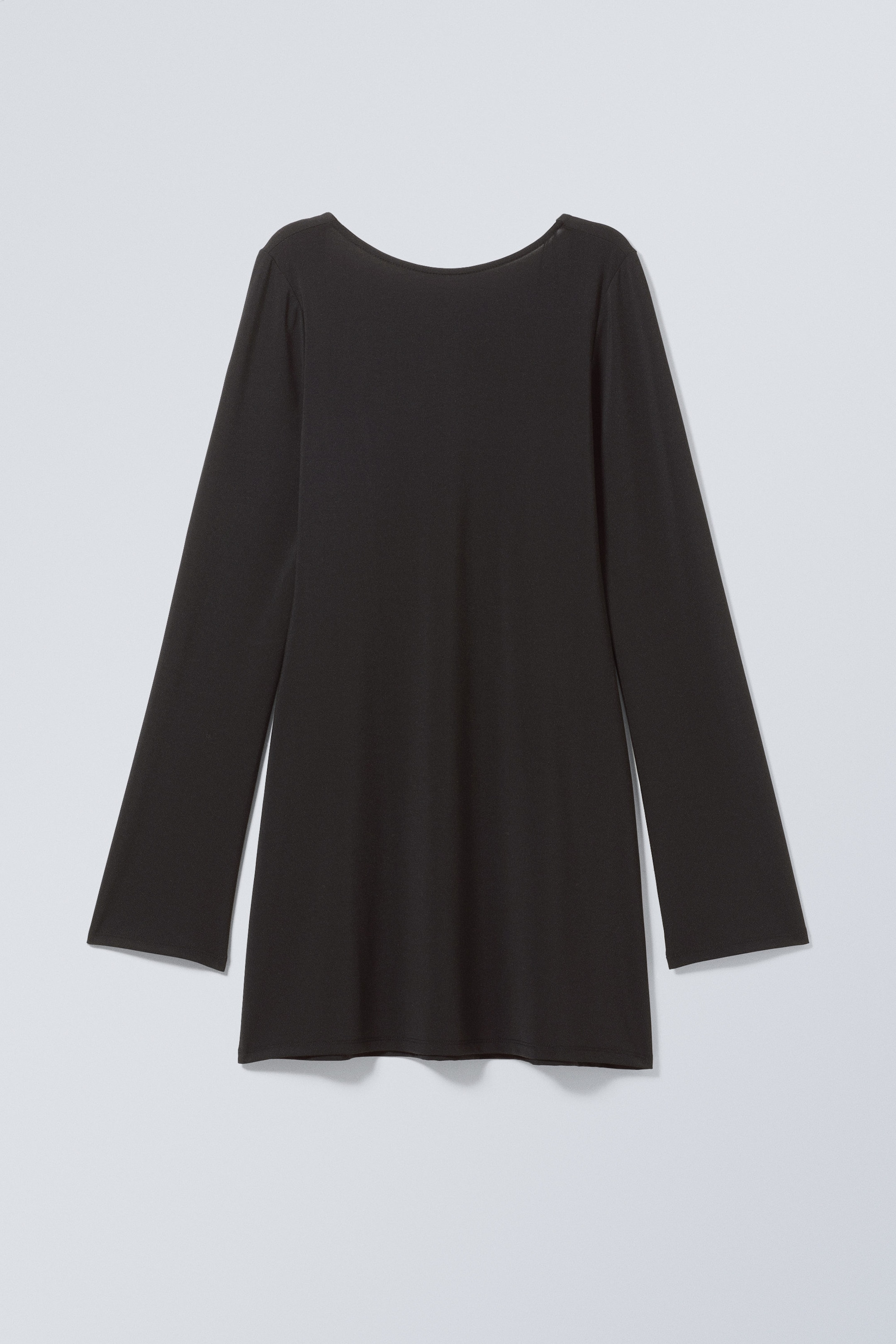 Black - Clair Open Back Mini Dress - 1