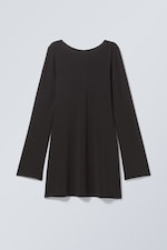 Black - Clair Open Back Mini Dress - 0
