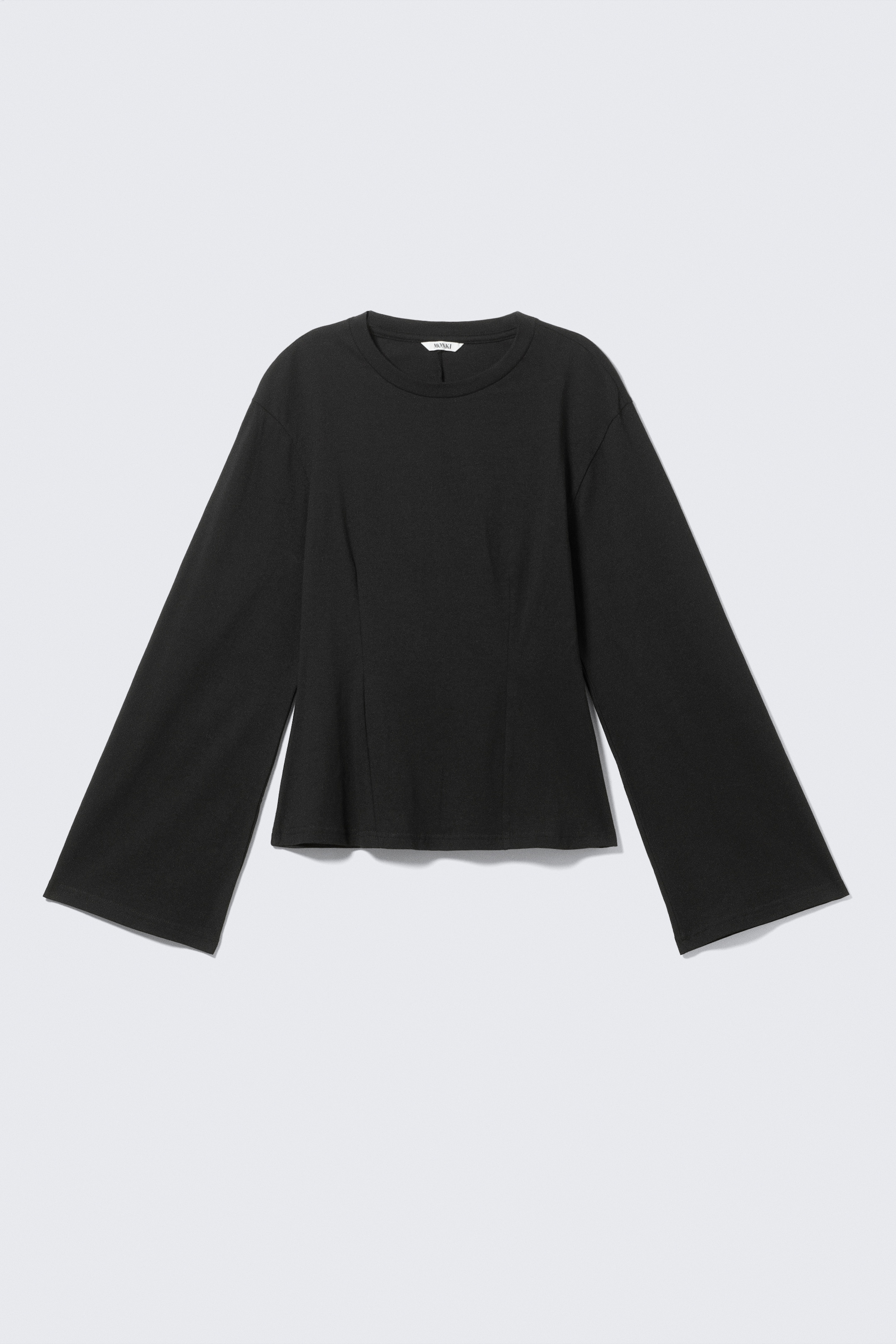 Zobraziť väčší obrázok: priliehavé tričko s dlhým rukávom - Čierny - ŽENY | H&M SK 4