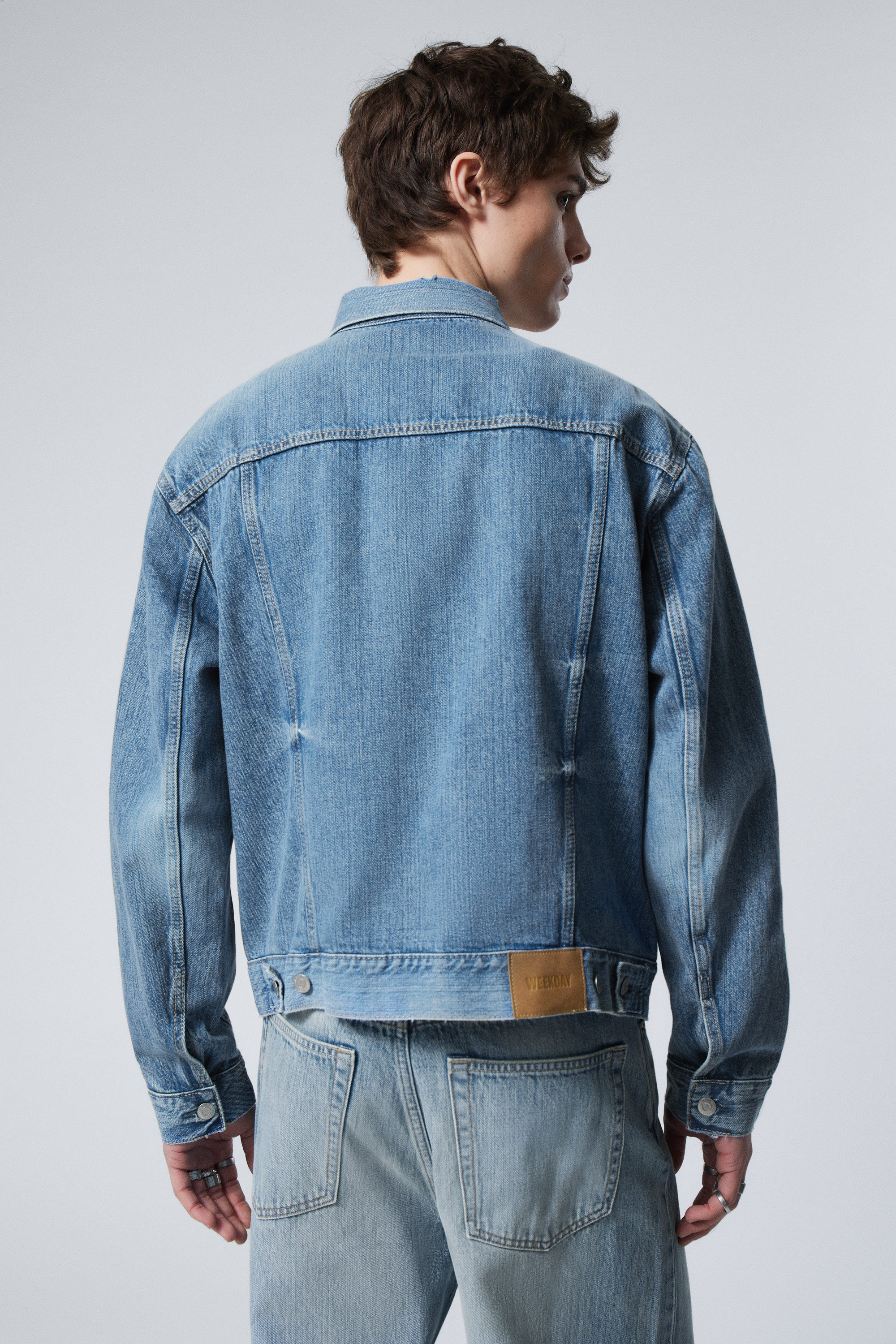 Blue Stream - Mittelblau - Jeansjacke im Relaxed Fit - 8