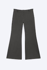 Black - Flared suit trousers - 0