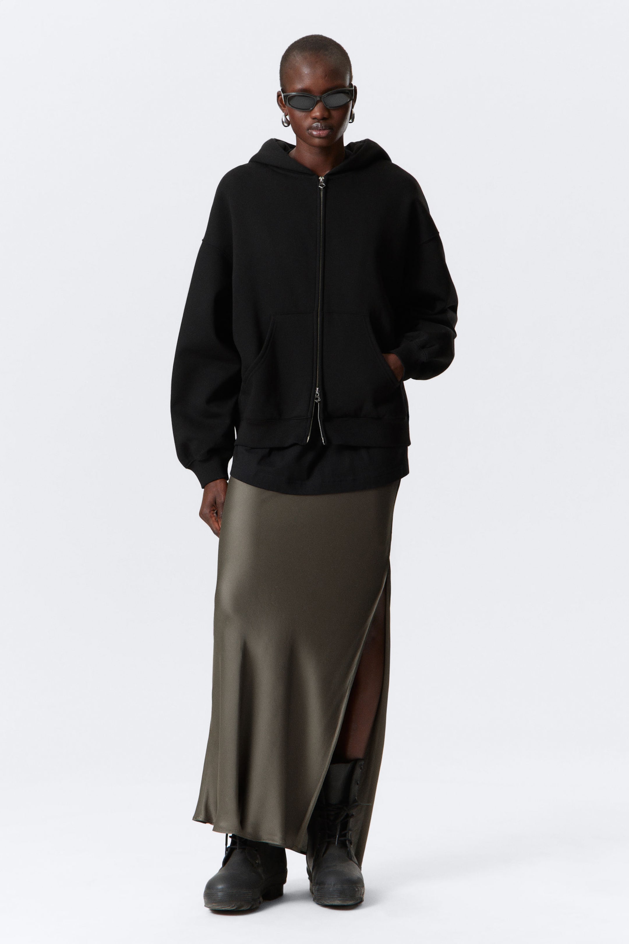#272627 - Oversized-Hoodie mit Reißverschluss - 2