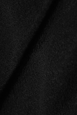 Noir - Jupe longue en maille de coton transparent - 1