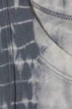 Grey Tie-Dye - Tie-Dye Fitted Tank Top - 4
