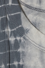 Grey Tie-Dye - Tie-Dye Fitted Tank Top - 1