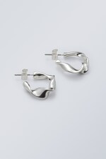 Shiny Metal - Gia Mini Hoop Earrings - 0