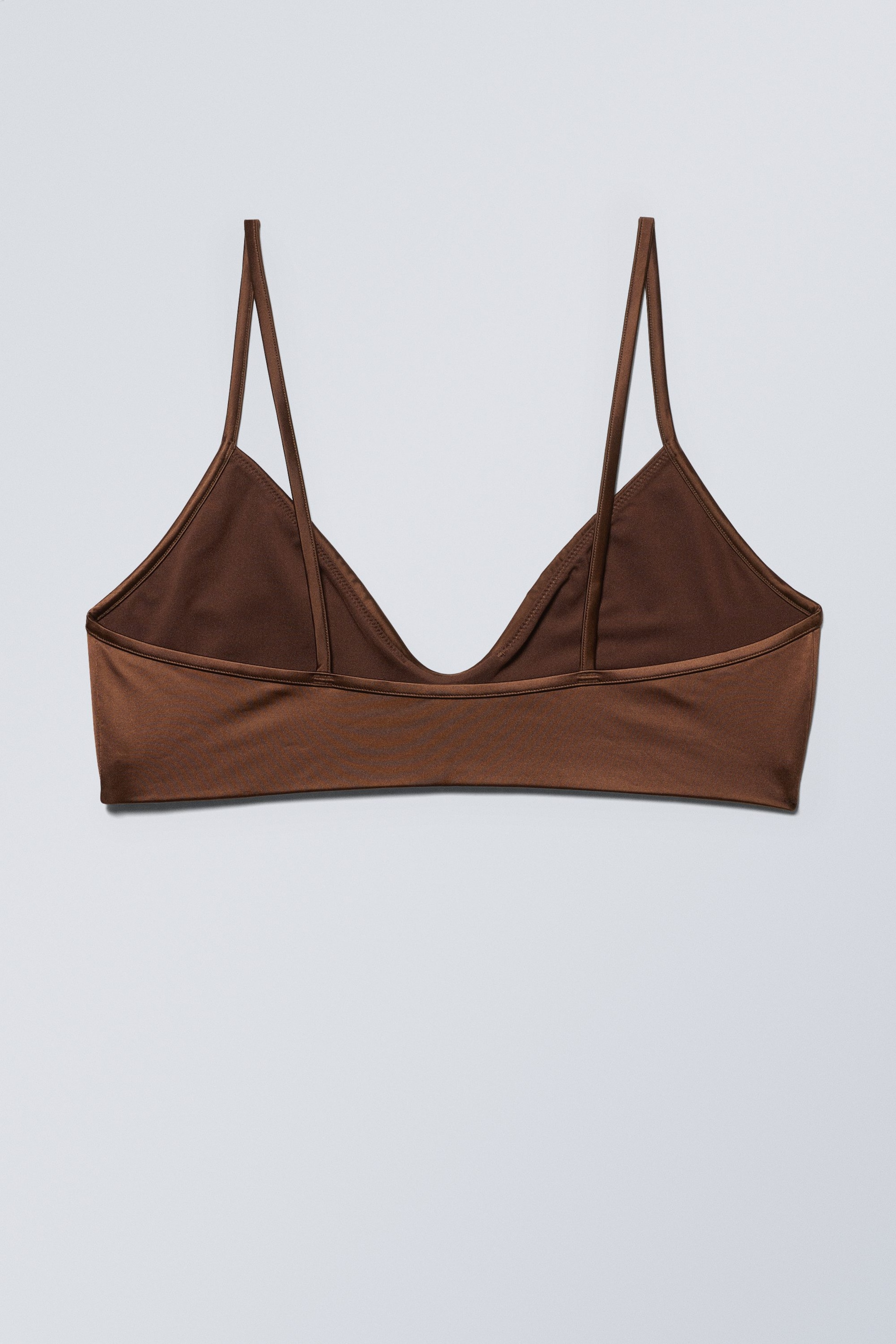 Brun - Trekantsbikinitopp Shine - 1