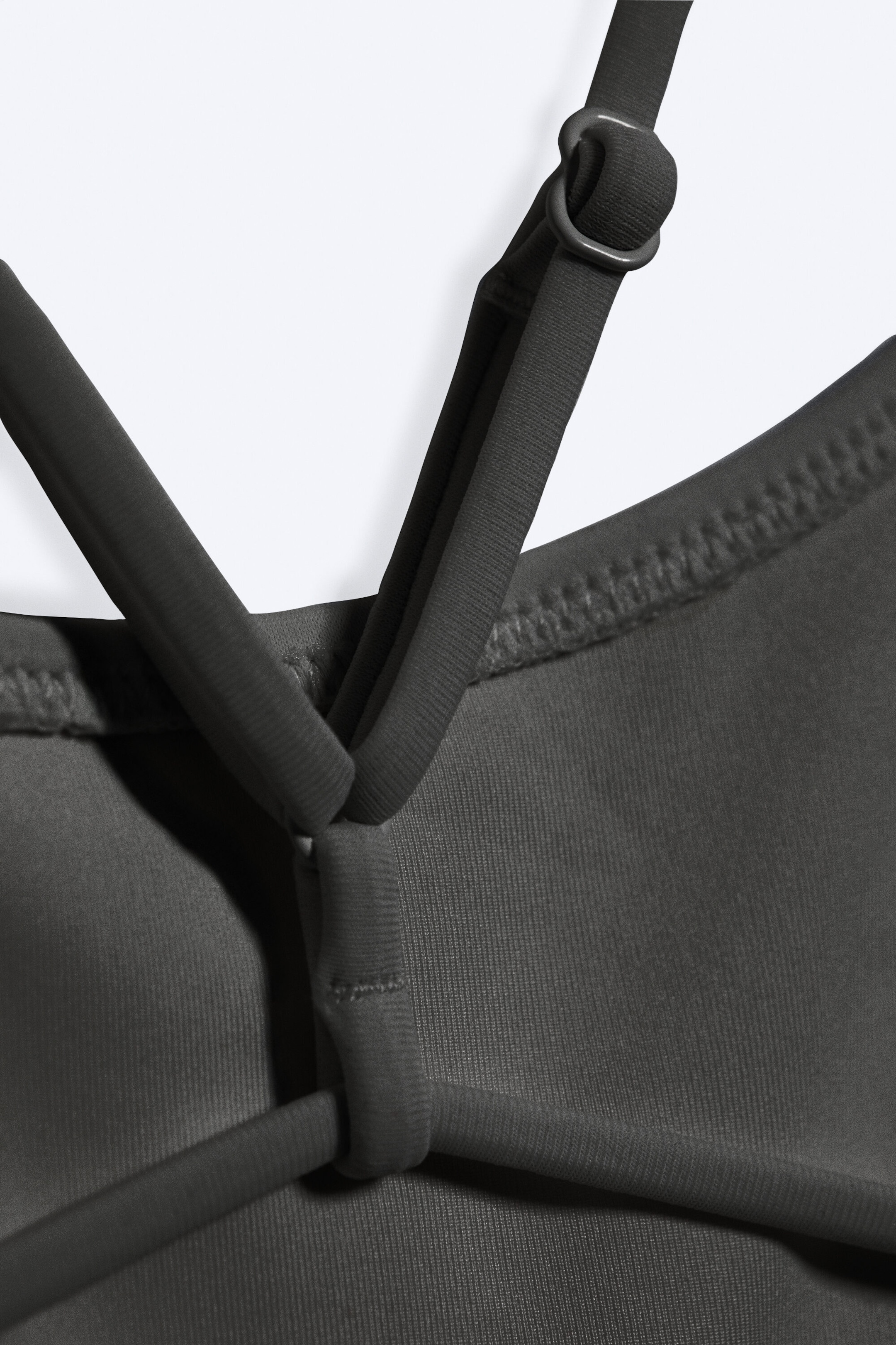 Dark Grey - Racer Back Swimsuit - 5