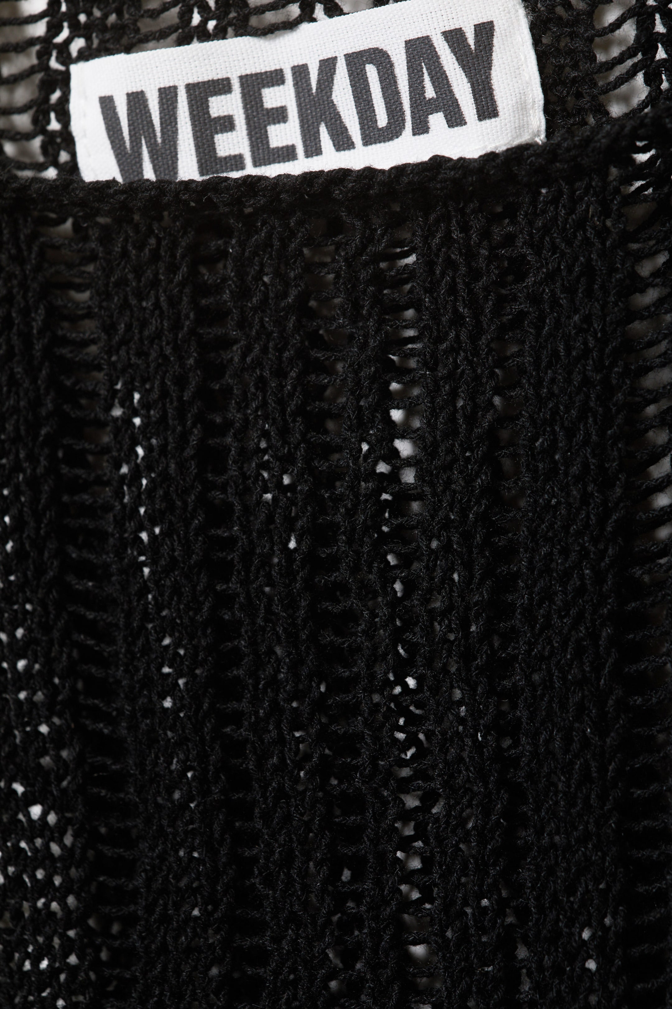 Noir - Débardeur en maille texturée - 4