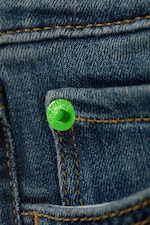 Blue Ray - Dunkelblau - Booty Bei Low Rise Skinny Bootcut Jeans - 5