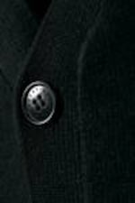Black - Knitted Single-Breasted Cardigan - 1