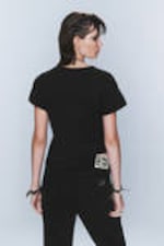 Black - I'm a Mess - CM x LB Fitted Short-Sleeved Unisex T-shirt - 3