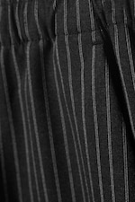 Black - Low Rise Loose Suiting Trousers - 1