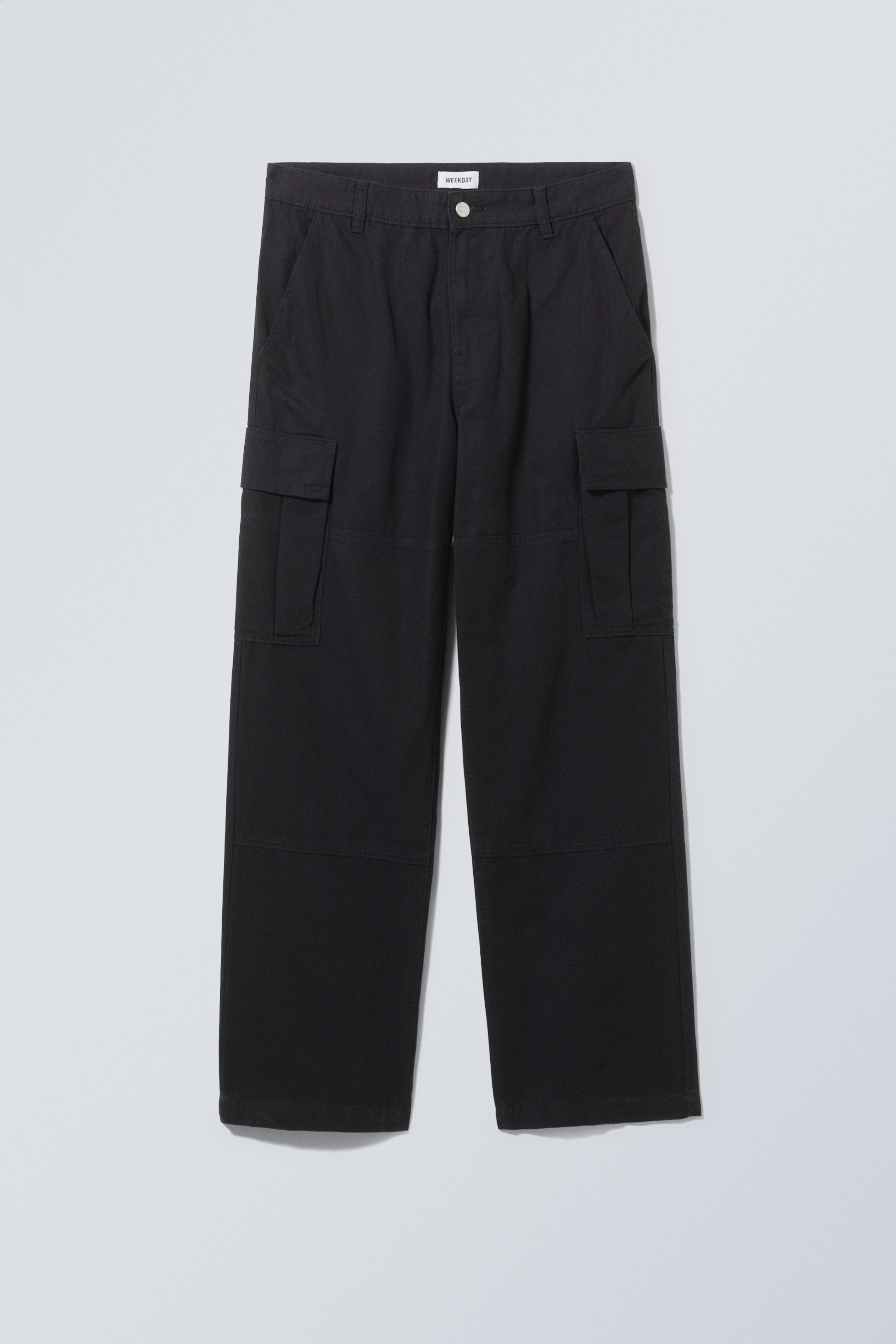Black - Joel Relaxed Cargo Trousers - 0