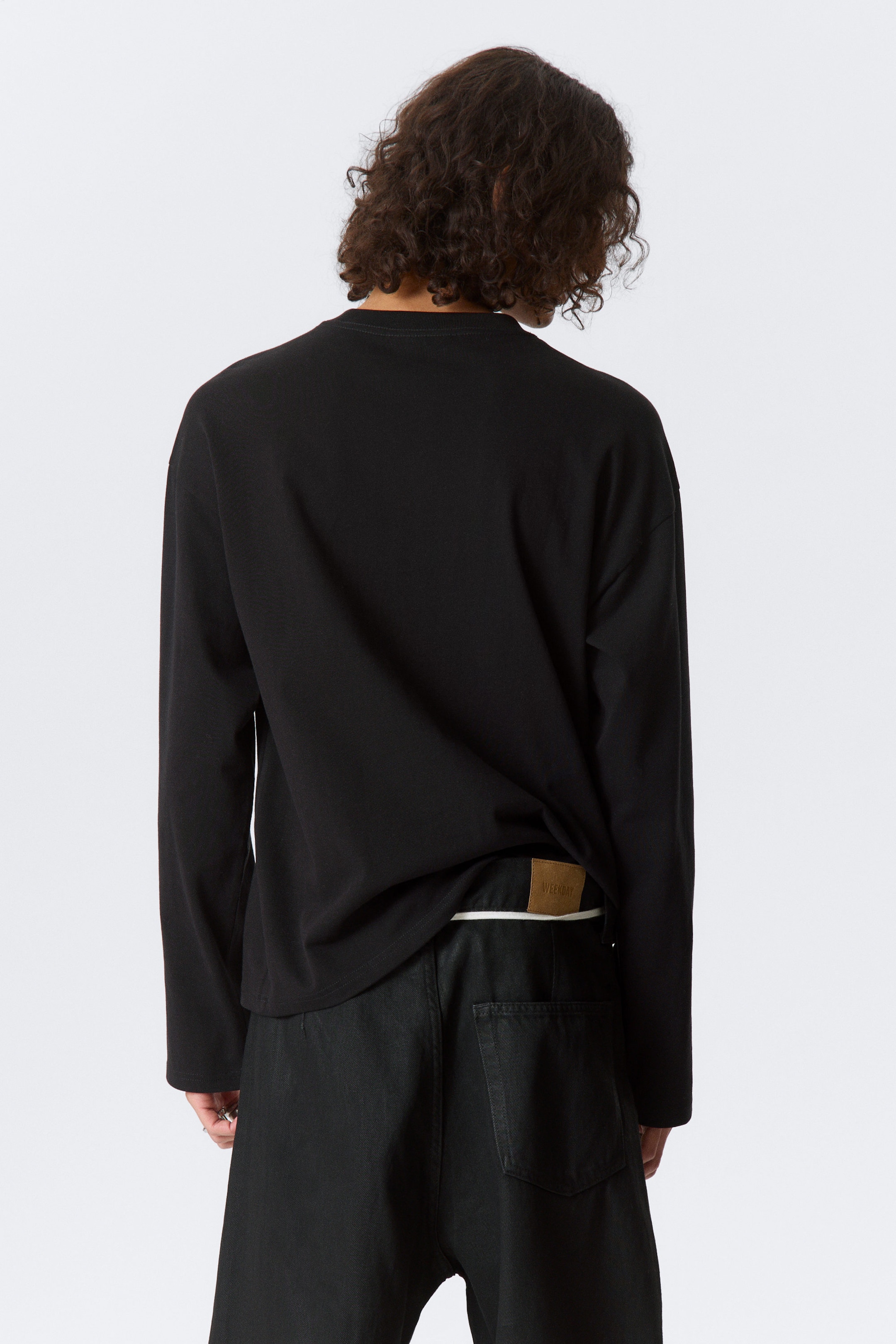 Schwarz - Angry Panthers - Kastiges Langarmshirt mit Grafikprint - 2