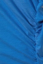 Bleu - Top drapé en lyocell Slim Fit - 1