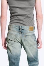 Chill Blue - Mellanblå - Sky Low Waist Regular Bootcut Jeans - 4