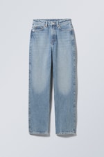 Honest Blue - Rowe Super High Waisted Regular Straight Jeans - 0