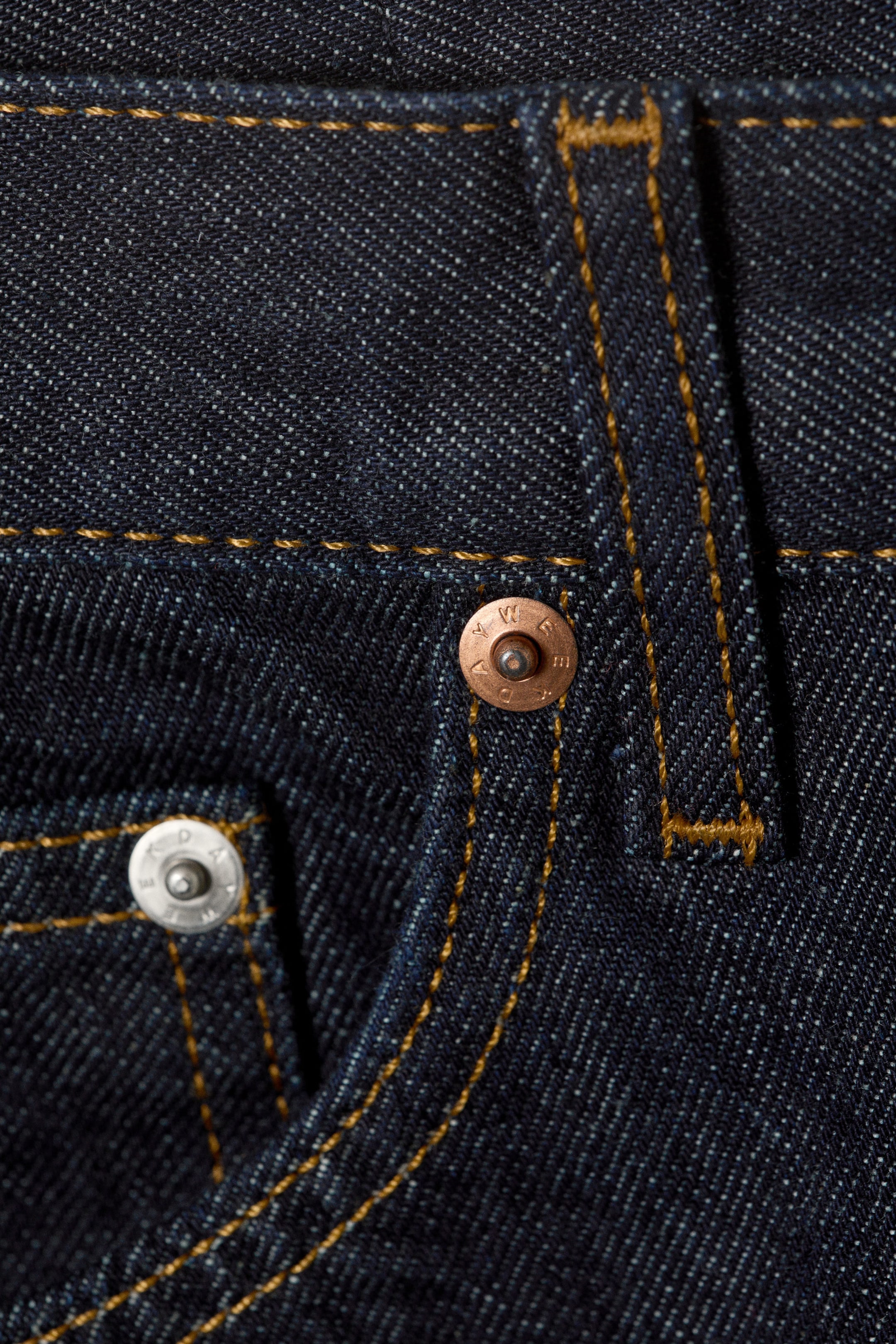 Blue Rinse - Dark Blue - Void Mid Rise Loose Long Denim Shorts - 5