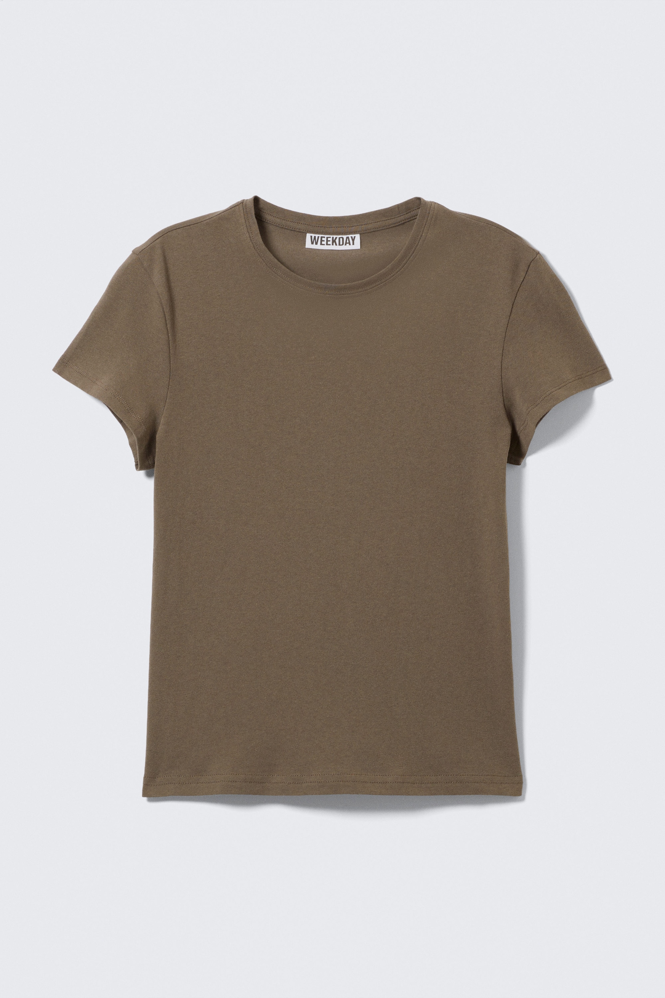 Dark Mole - Slim Short-Sleeved Cotton T-shirt - 1