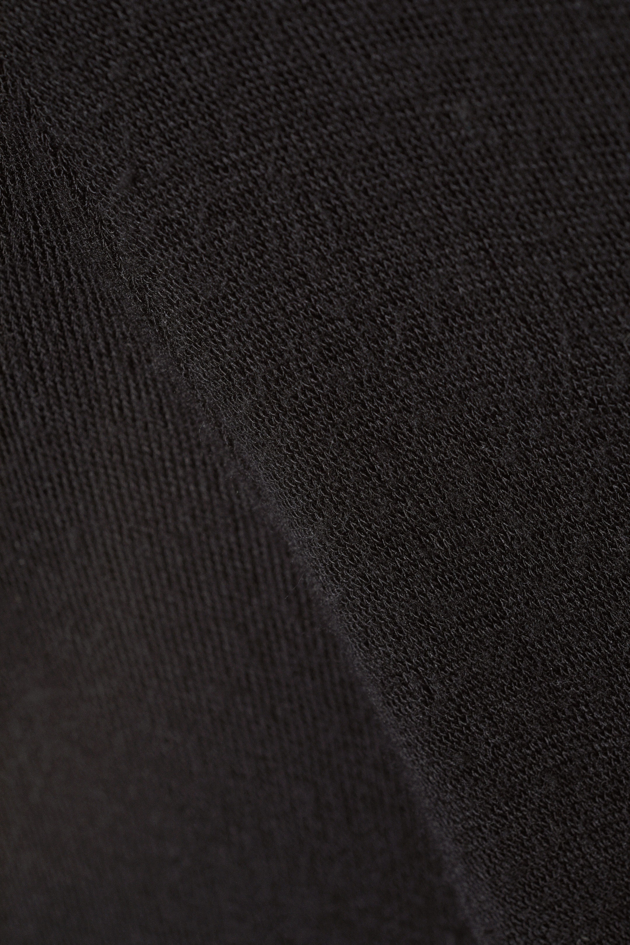 Black - Soft Sheer Long Sleeve Top - 1