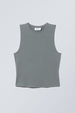 Dark Turquoise - Soft Brushed Tank Top - 0