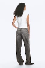 Blanc - Haut structuré asymétrique en coton - 3