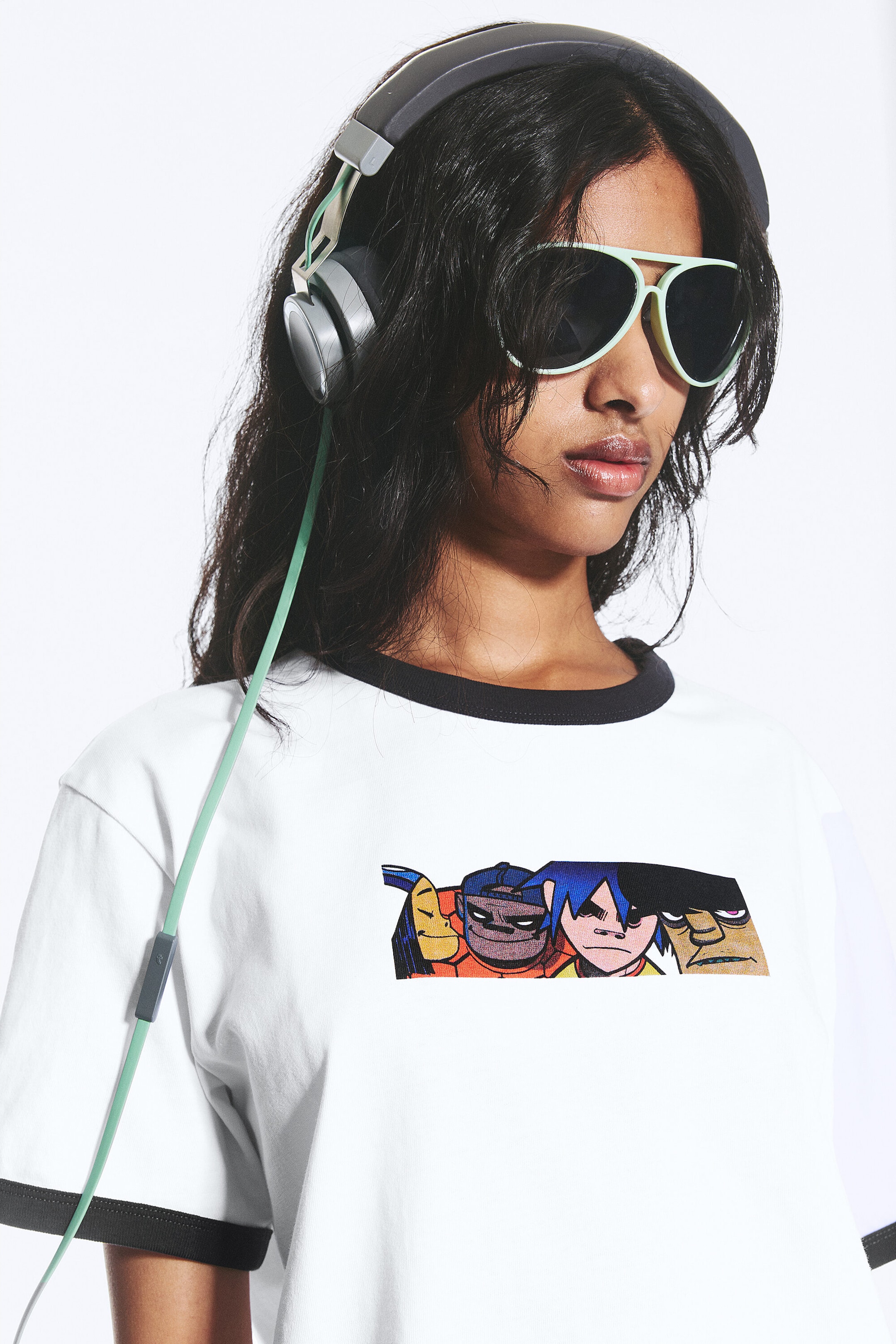 White - Gorillaz T-shirt - 3