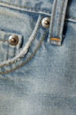 Port Blue - Light Blue - Duchess Low Rise Distressed Mini Denim Shorts - 4