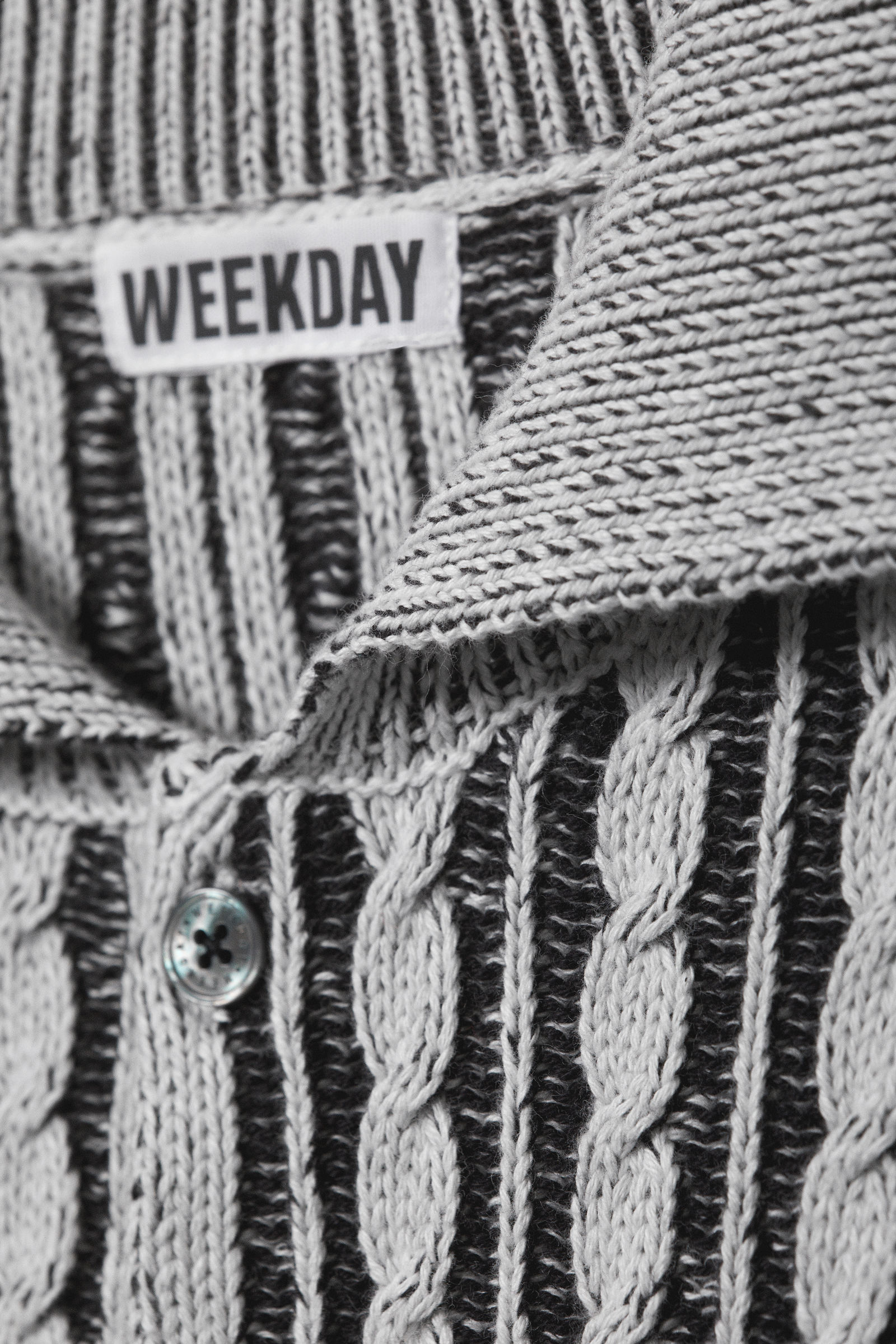 ERNEST W BAKER 19SS Cable Knit Polo S トップス
